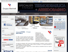 Tablet Screenshot of gruppomartinelli.eu